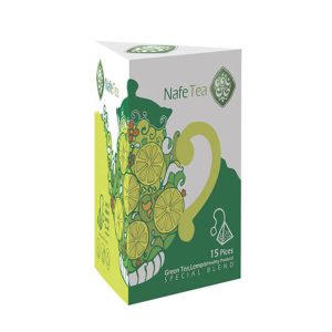 دمنوش چای سبز و لیمو ارگانیک (15 عددی)